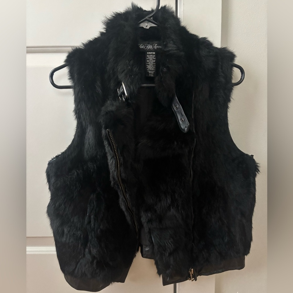 Saks Fifth Avenue Fur Vest